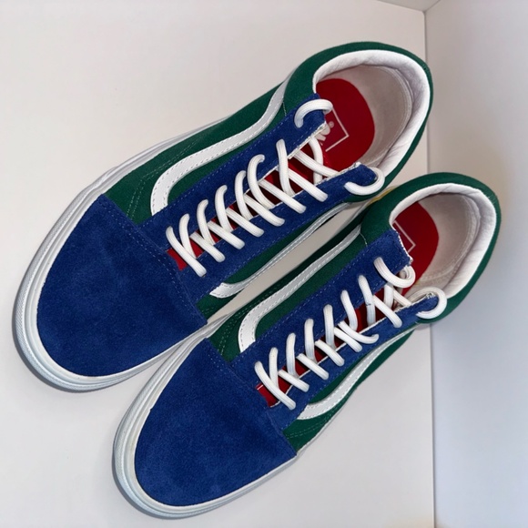 Vans Old Skool Yacht Club Low Top Sneakers Women 10.5 / Men 9 Skate Shoe Multi - Picture 4 of 11